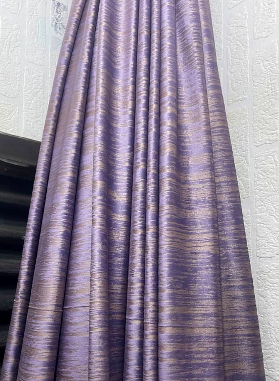 Lilac Velvet Drape